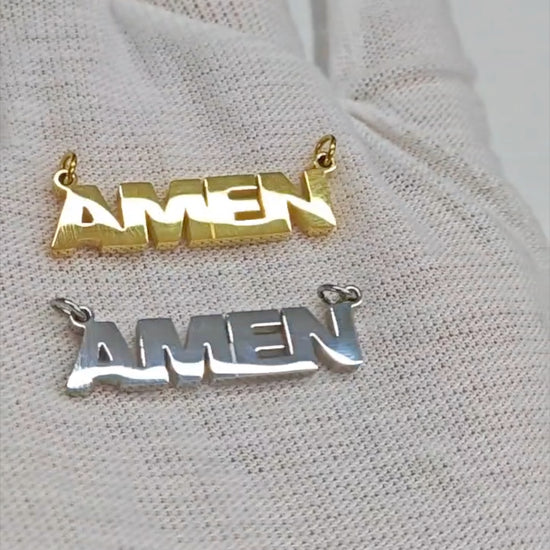 Charm AMEN Gold Silber Video